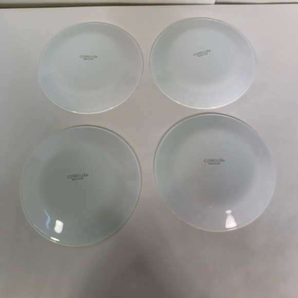 Corelle Cobalt Circles - Set da tavola per 4 pezzi, colore: Blu